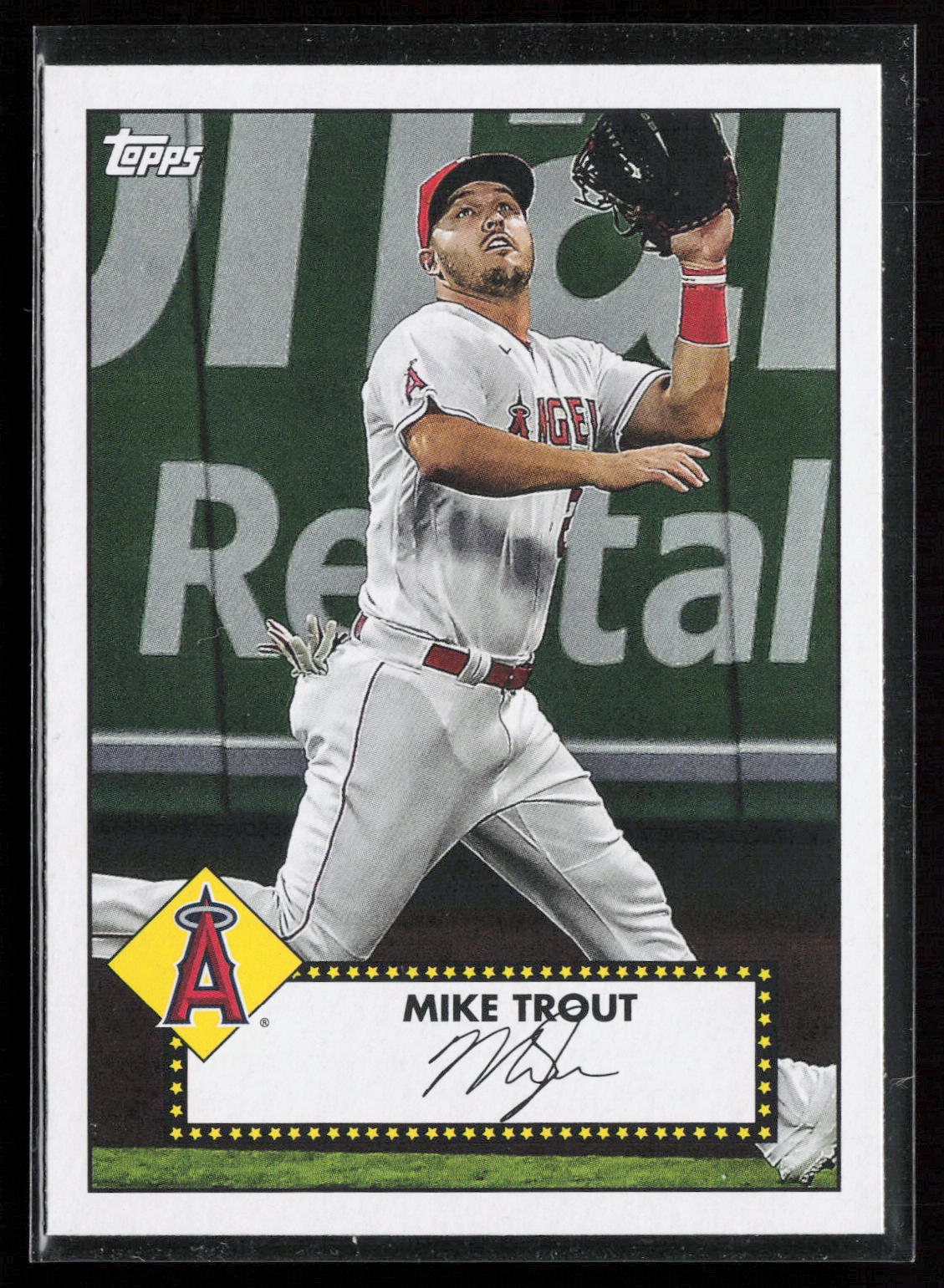 2021 Topps #T52-27 Mike Trout 1952 Topps Redux