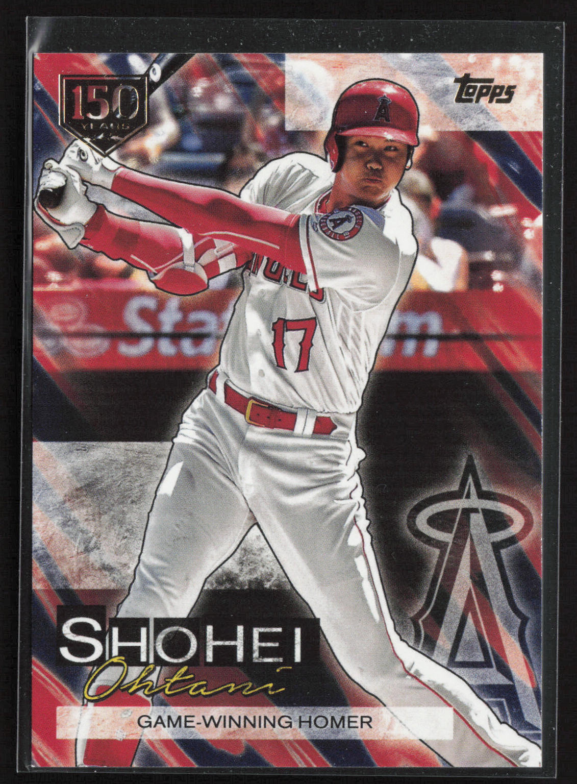 2019 Topps Update #SO-15 Shohei Ohtani Highlights 150th Anniversary #18 of 150