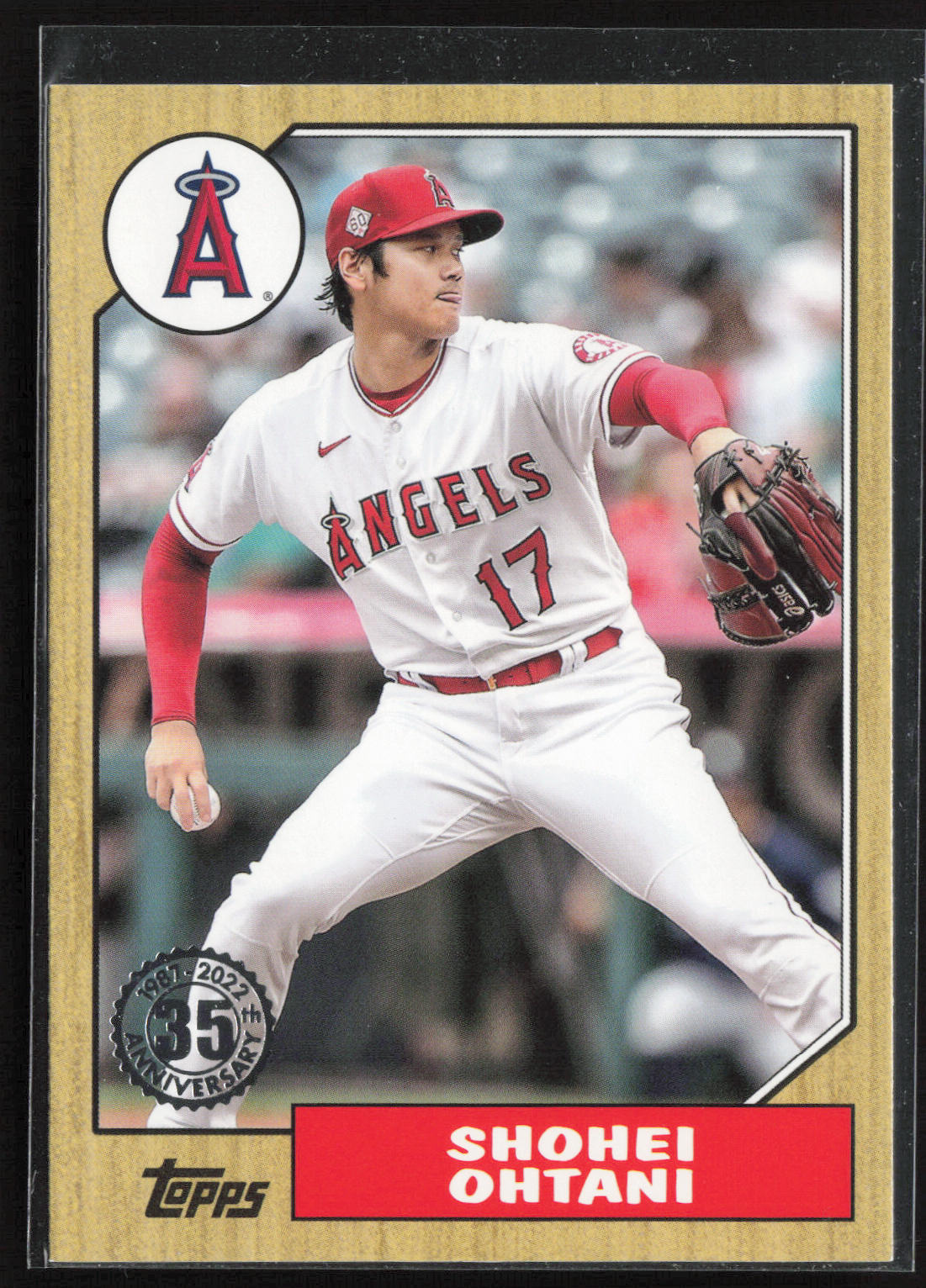 2022 Topps #87TB-50 Shohei Ohtani 1987 Topps 35th Anniversary (series two)