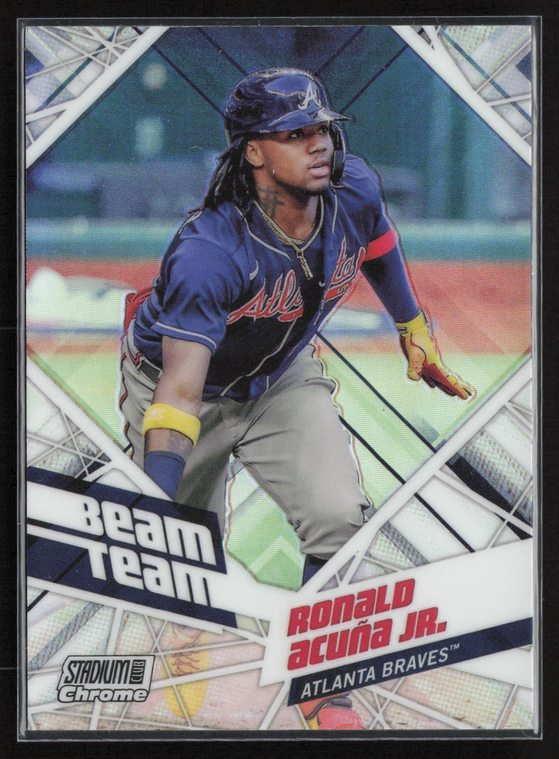 2021 Stadium Club Chrome #BTC-11 Ronald Acuña Jr. Beam Team
