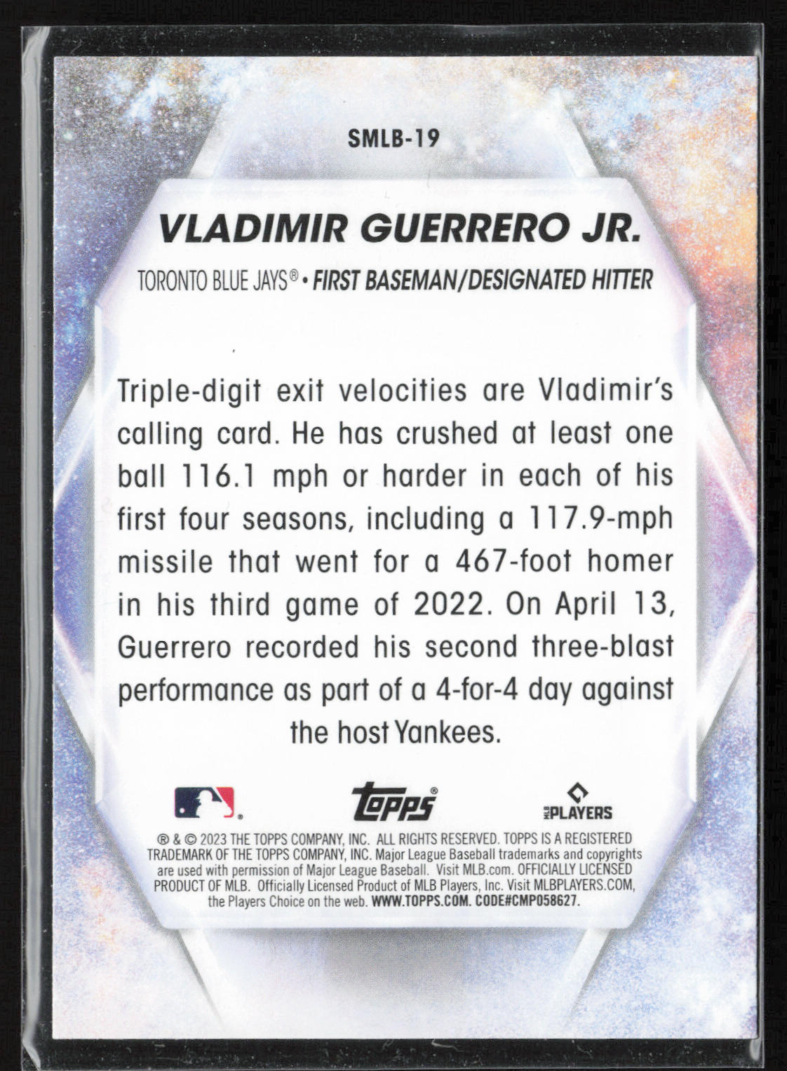 2023 Topps #SMLBC-19 Vladimir Guerrero Jr. Stars of MLB Chrome