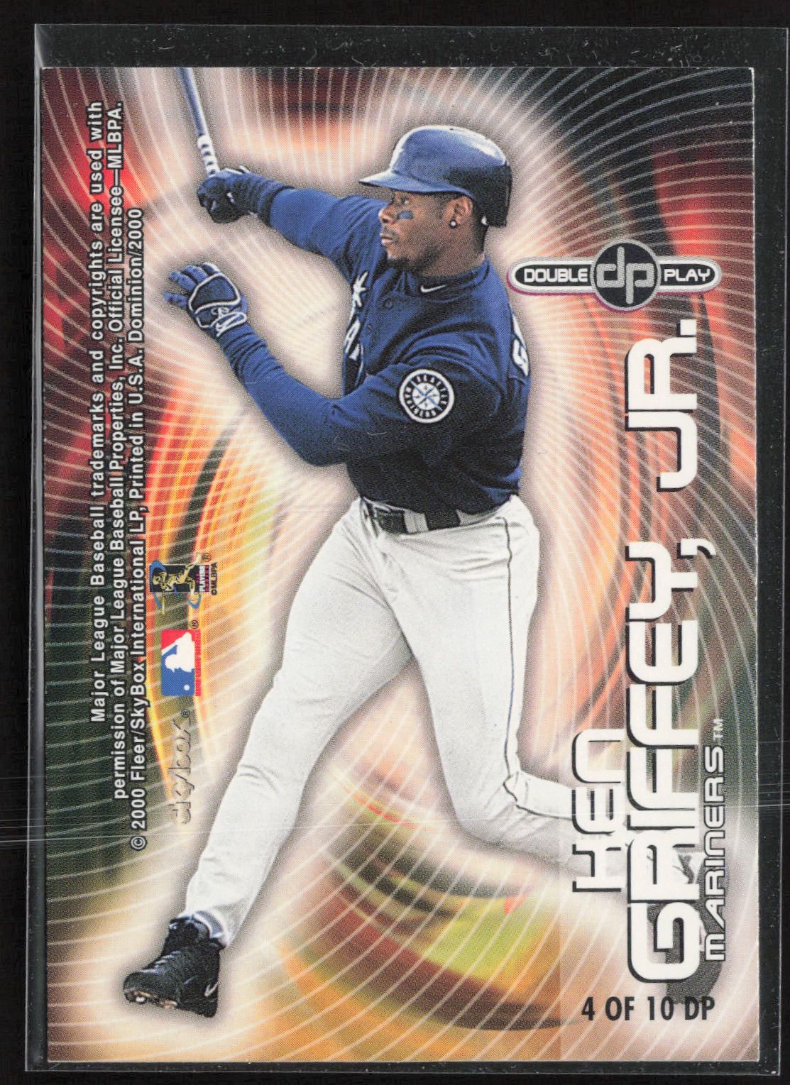 2000 Skybox Dominion #4 Mark McGwire / Ken Griffey Jr. Double Play