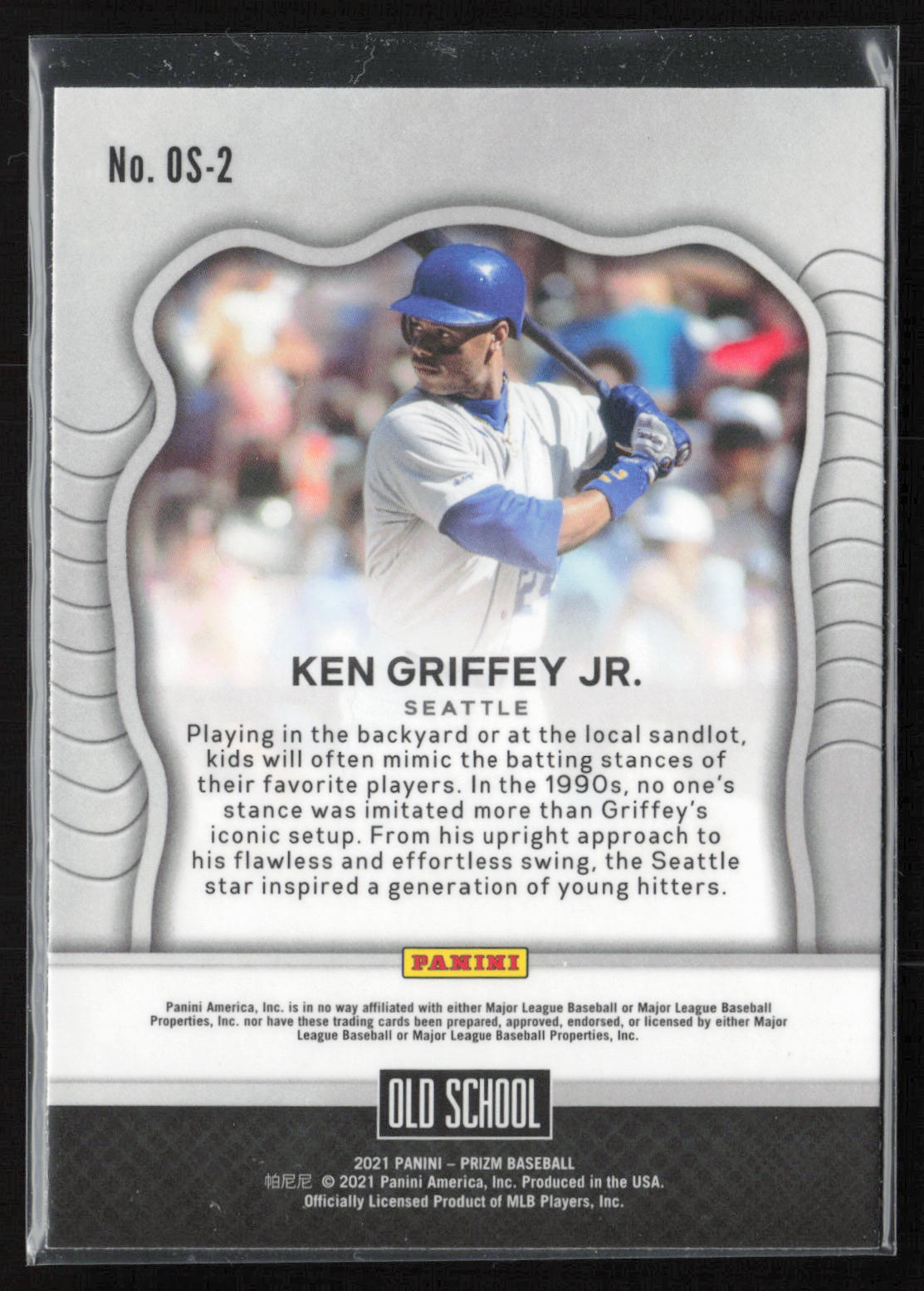 2021 Panini Prizm #OS-2 Ken Griffey Jr. Old School