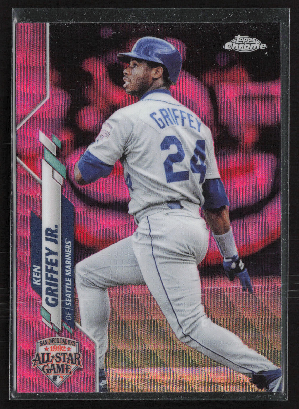 2020 Topps Chrome Update #U-63 Ken Griffey Jr. Pink Wave