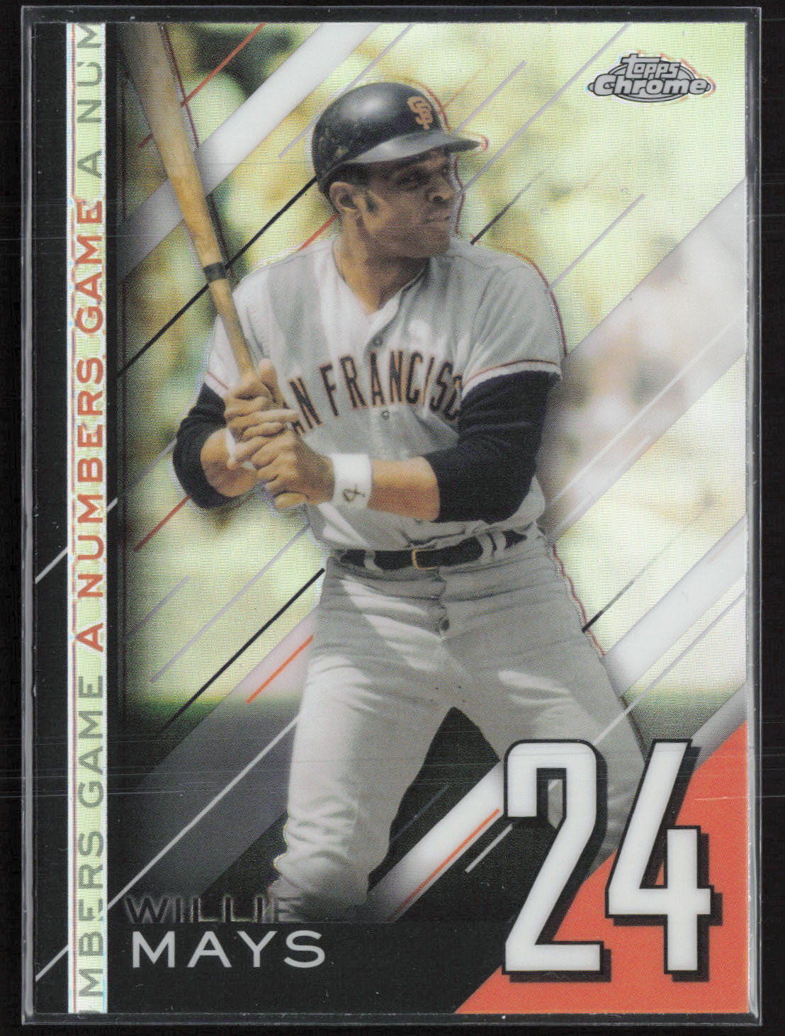 2020 Topps Update #NG-18 Willie Mays A Numbers Game