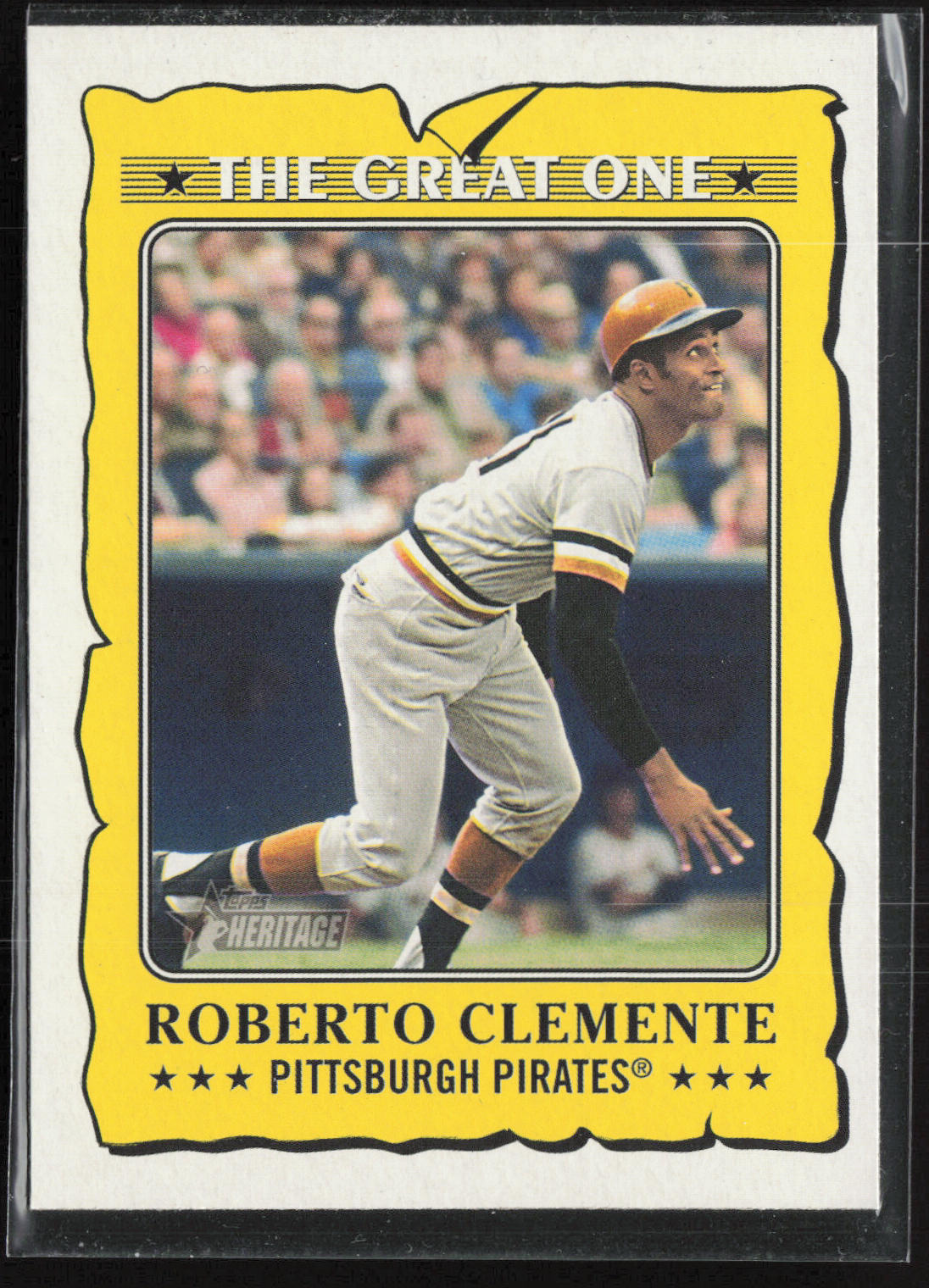 2021 Topps Heritage #GO-8 Roberto Clemente The Great One
