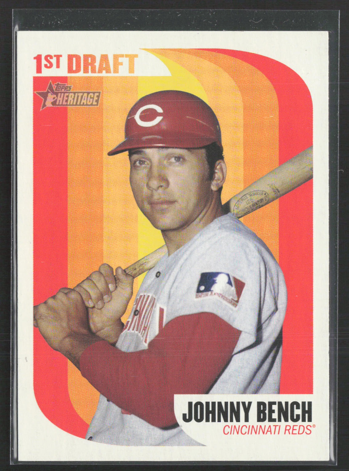 2014 Topps Heritage #65MLB-JB2 Johnny Bench 1st Draft