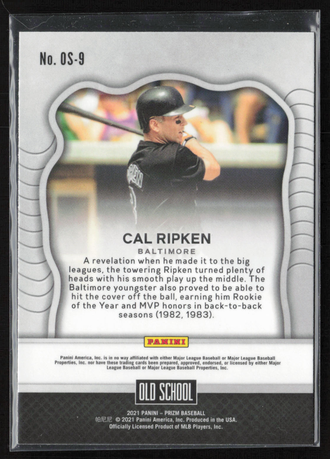 2021 Panini Prizm #OS-9 Cal Ripken Old School