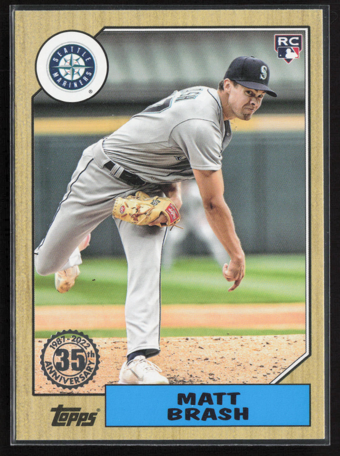 2022 Topps Update #87TBU-43 Matt Brash 1987 Topps Baseball 35th Anniversary