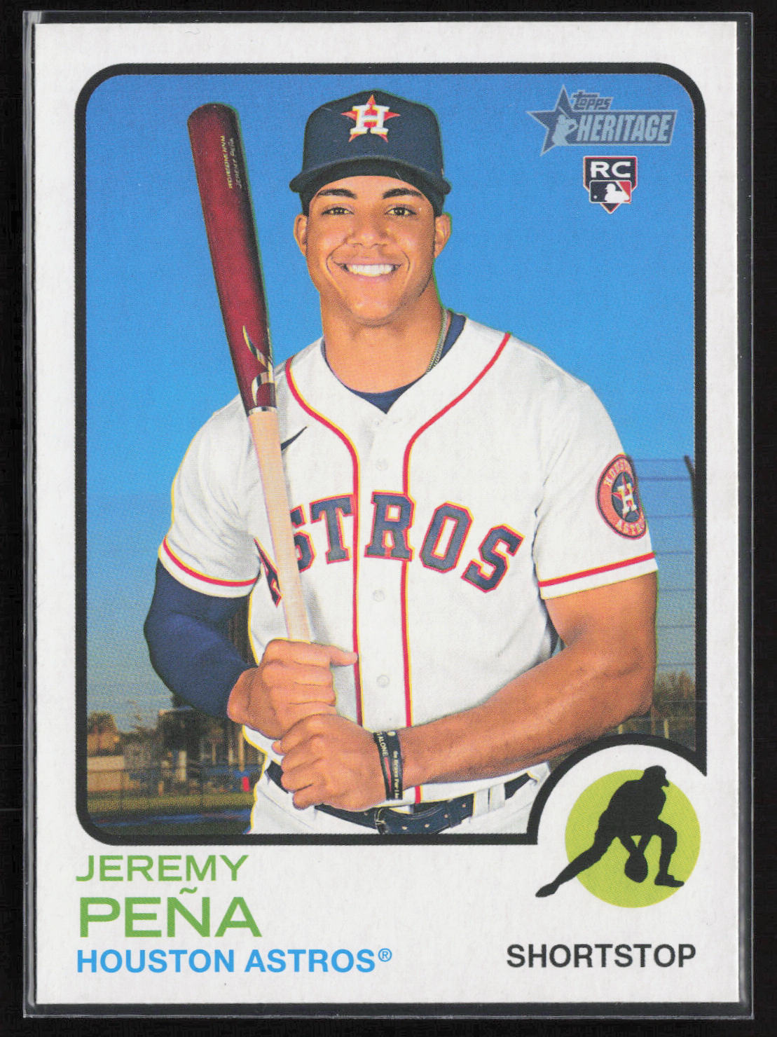 2022 Topps Heritage #629 Jeremy Peña