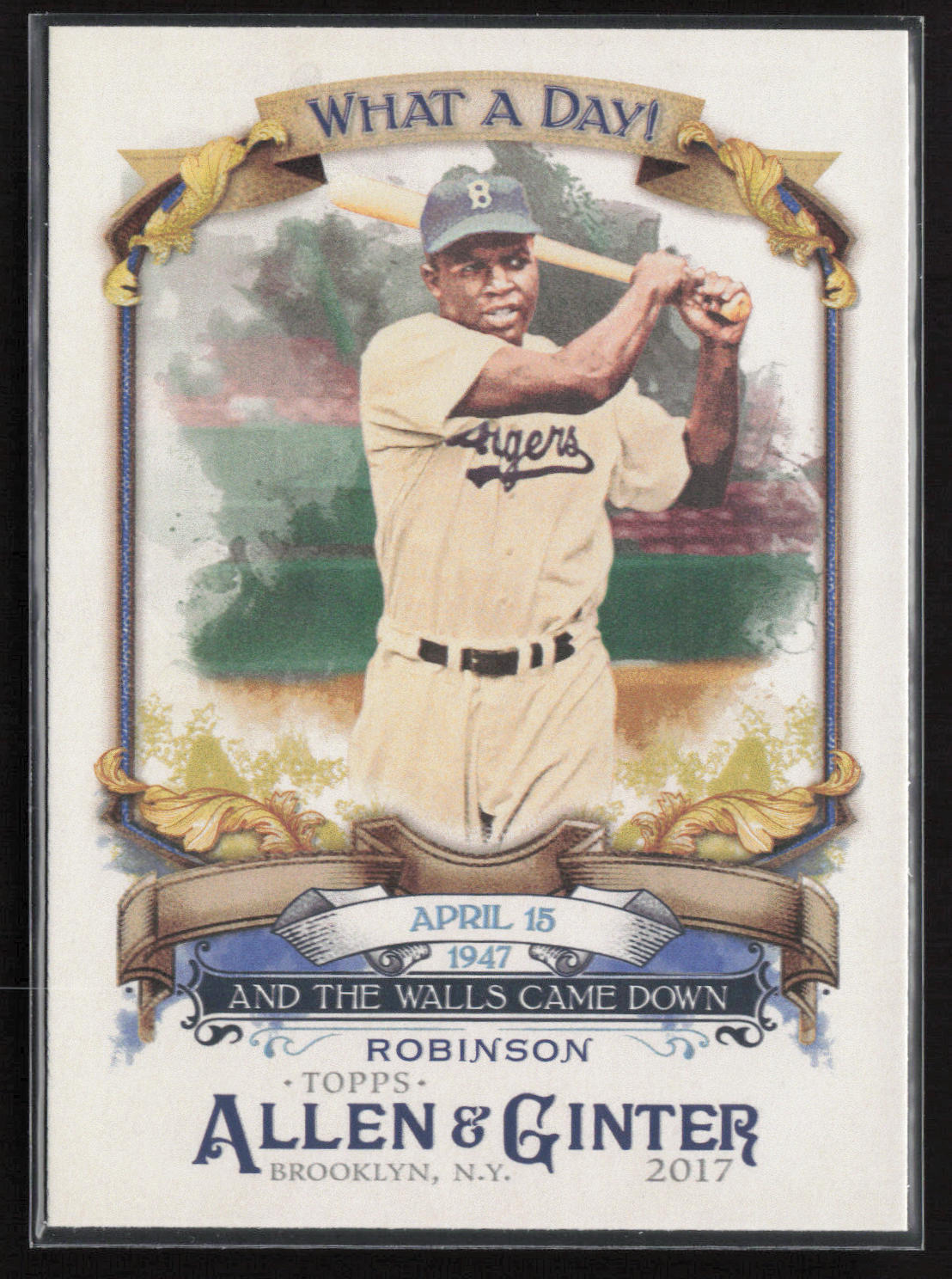 2017 Topps Allen & Ginter #WAD-90 Jackie Robinson What a Day!