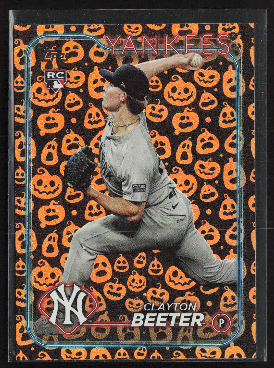 2024 Topps Update #US59 Clayton Beeter Holiday Jack O'Lanterns