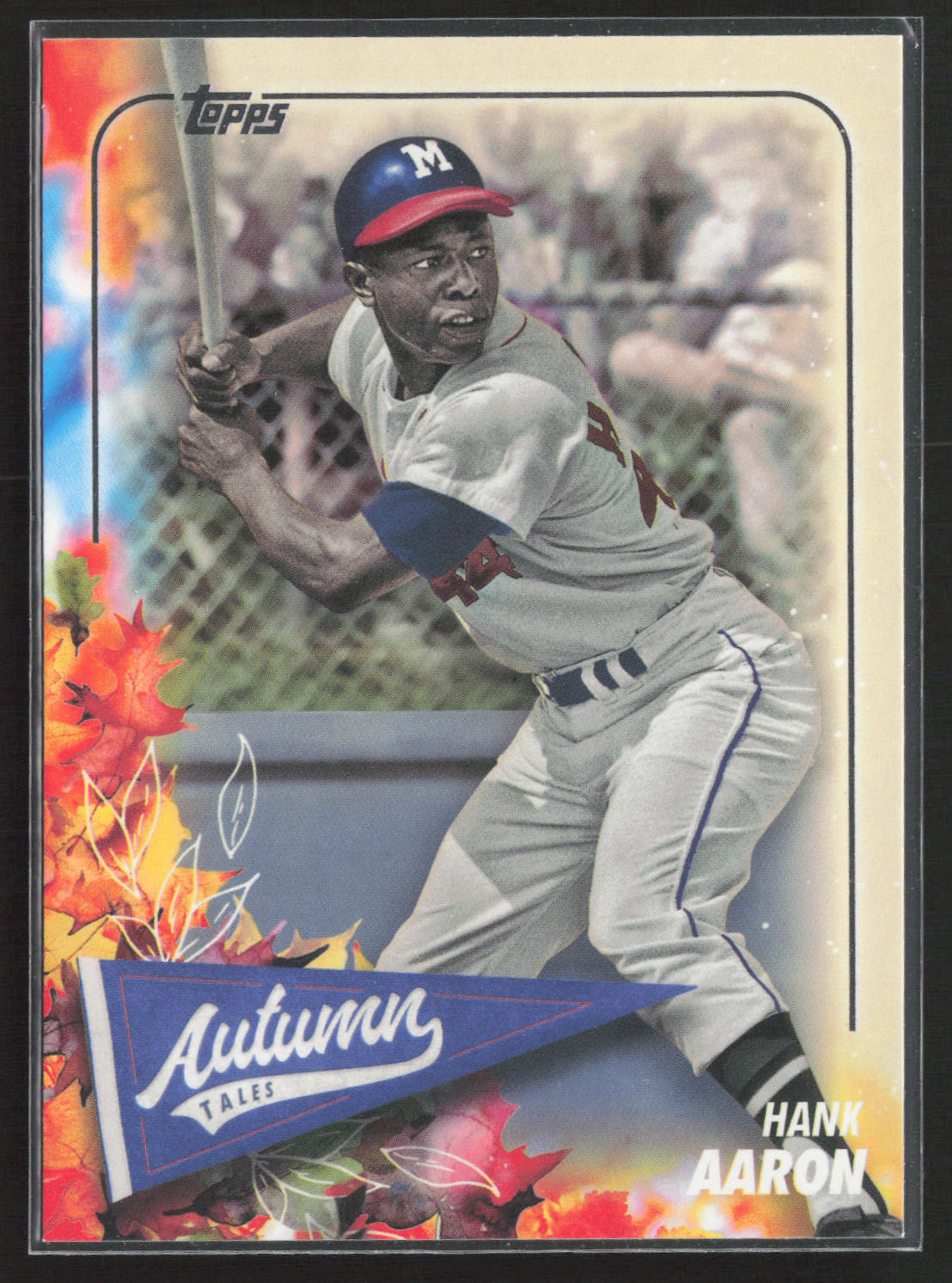 2024 Topps Update #AT-39 Hank Aaron Autumn Tales