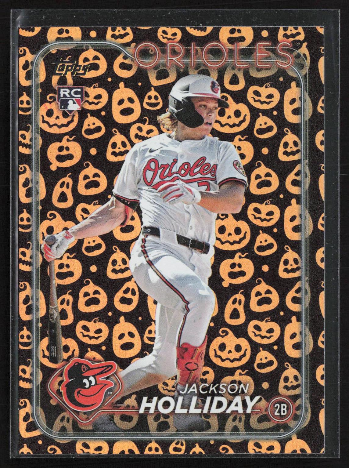 2024 Topps Update #US50 Jackson Holliday Holiday Jack O'Lanterns