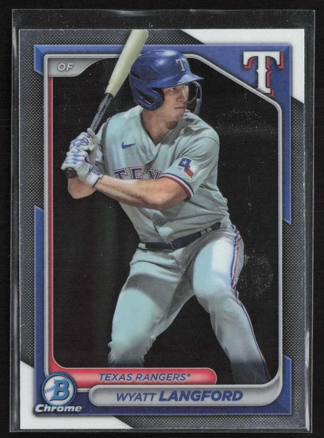 2024 Bowman #BCP-64 Wyatt Langford Chrome Prospects