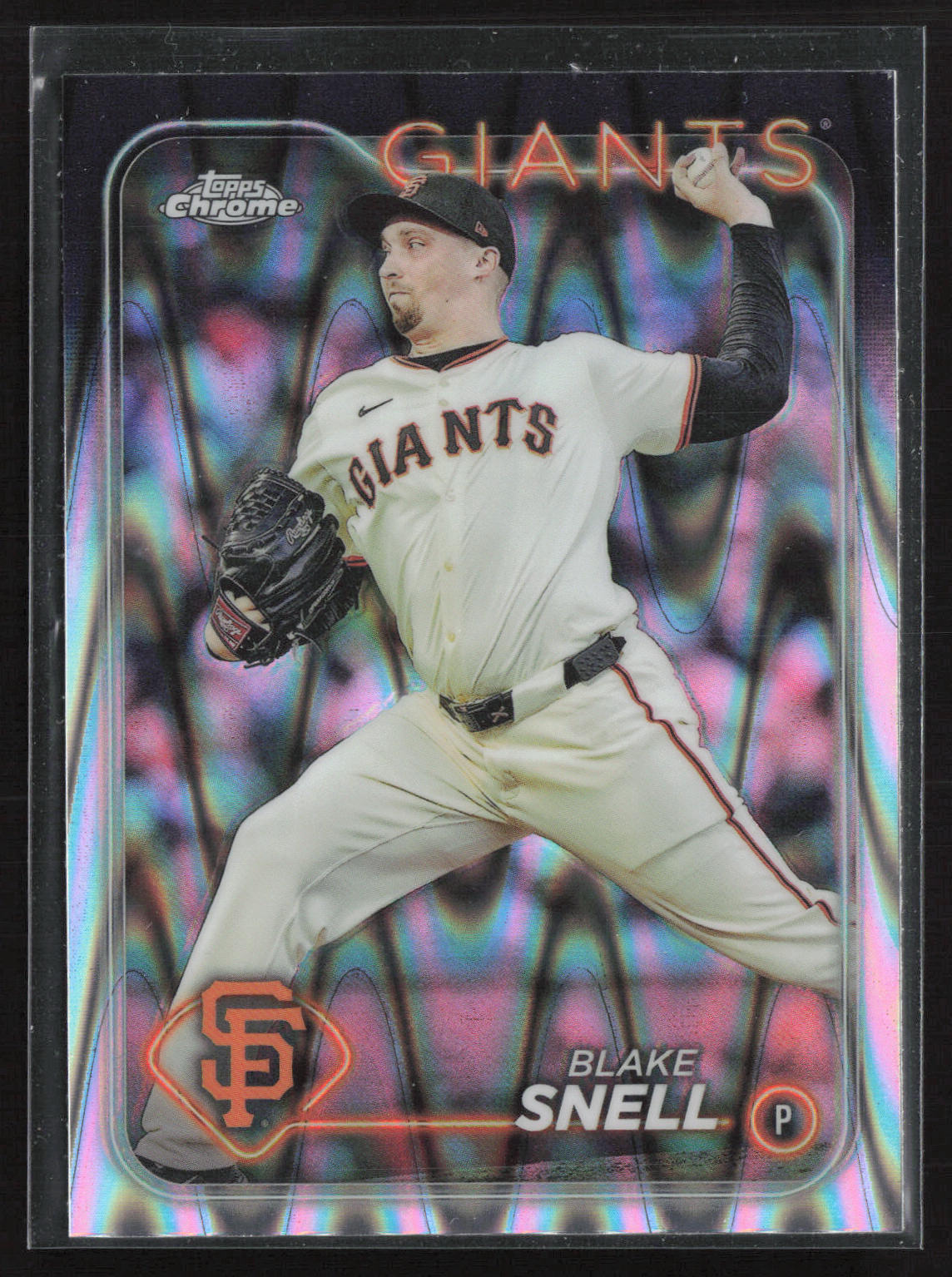 2024 Topps Chrome #218 Blake Snell Raywave Refractors