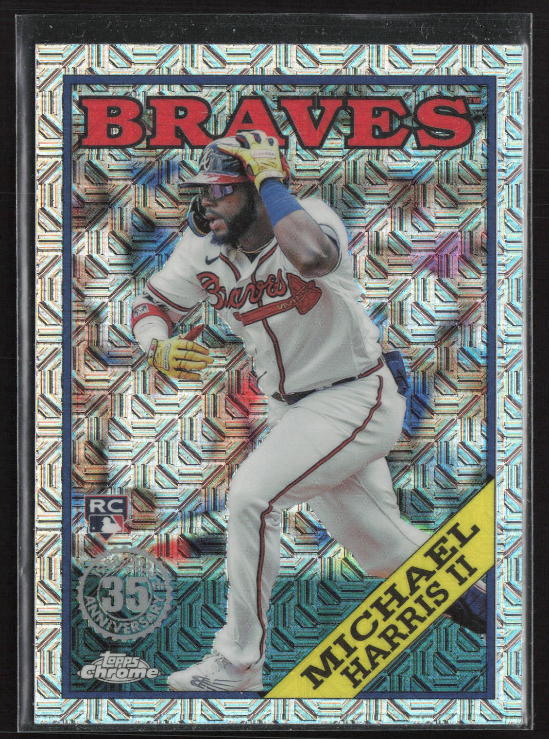 2023 Topps Chrome #T88C-51 Michael Harris II 1988 Topps Baseball 35th Ann Chrome