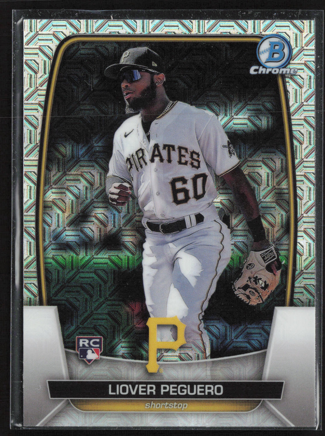 2023 Bowman #85 Liover Peguero Mojo Refractors