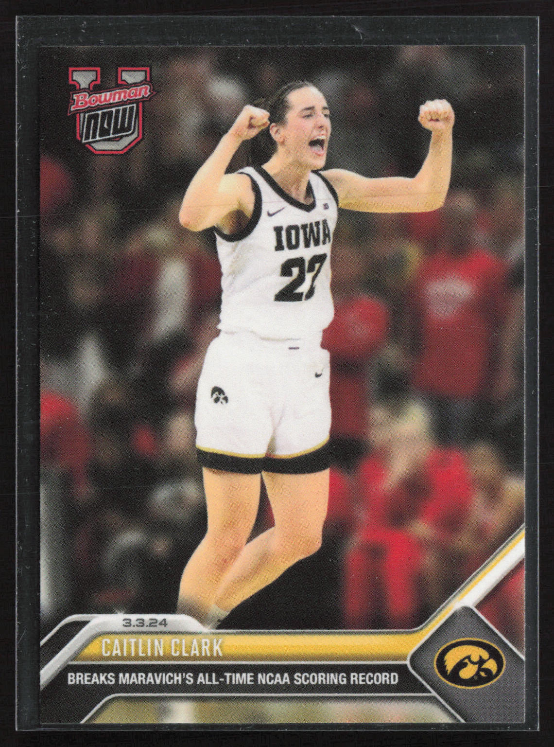 2023-24 Bowman U Now #61 Caitlin Clark