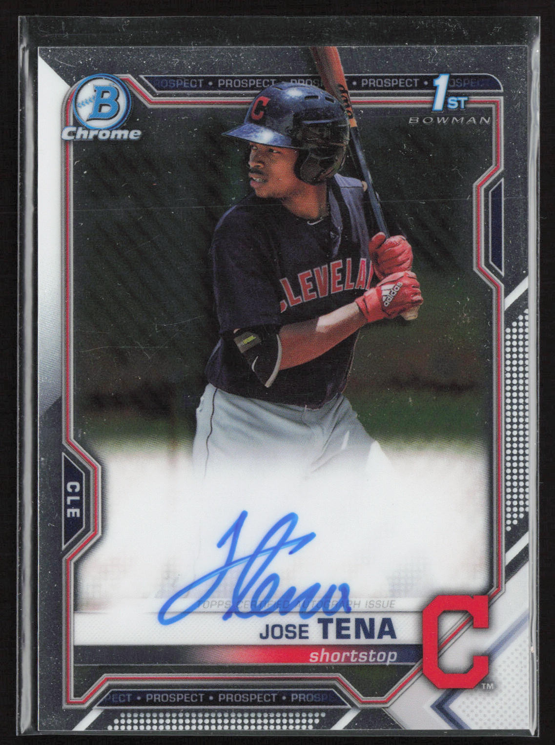 2021 Bowman #CPA-JT Jose Tena Chrome Prospect Autographs