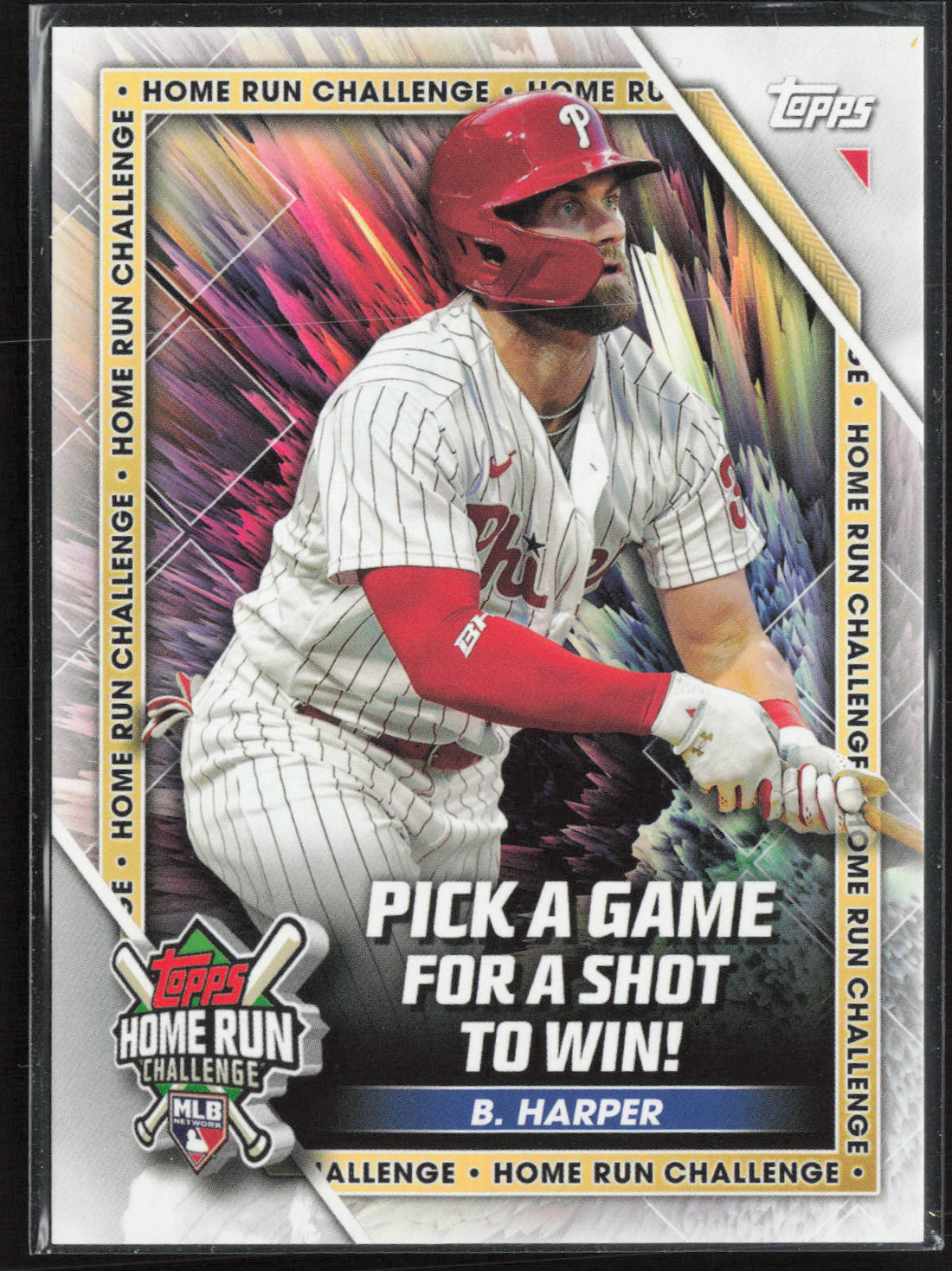 2023 Topps #HRC-11 Bryce Harper Home Run Challenge (Series One)