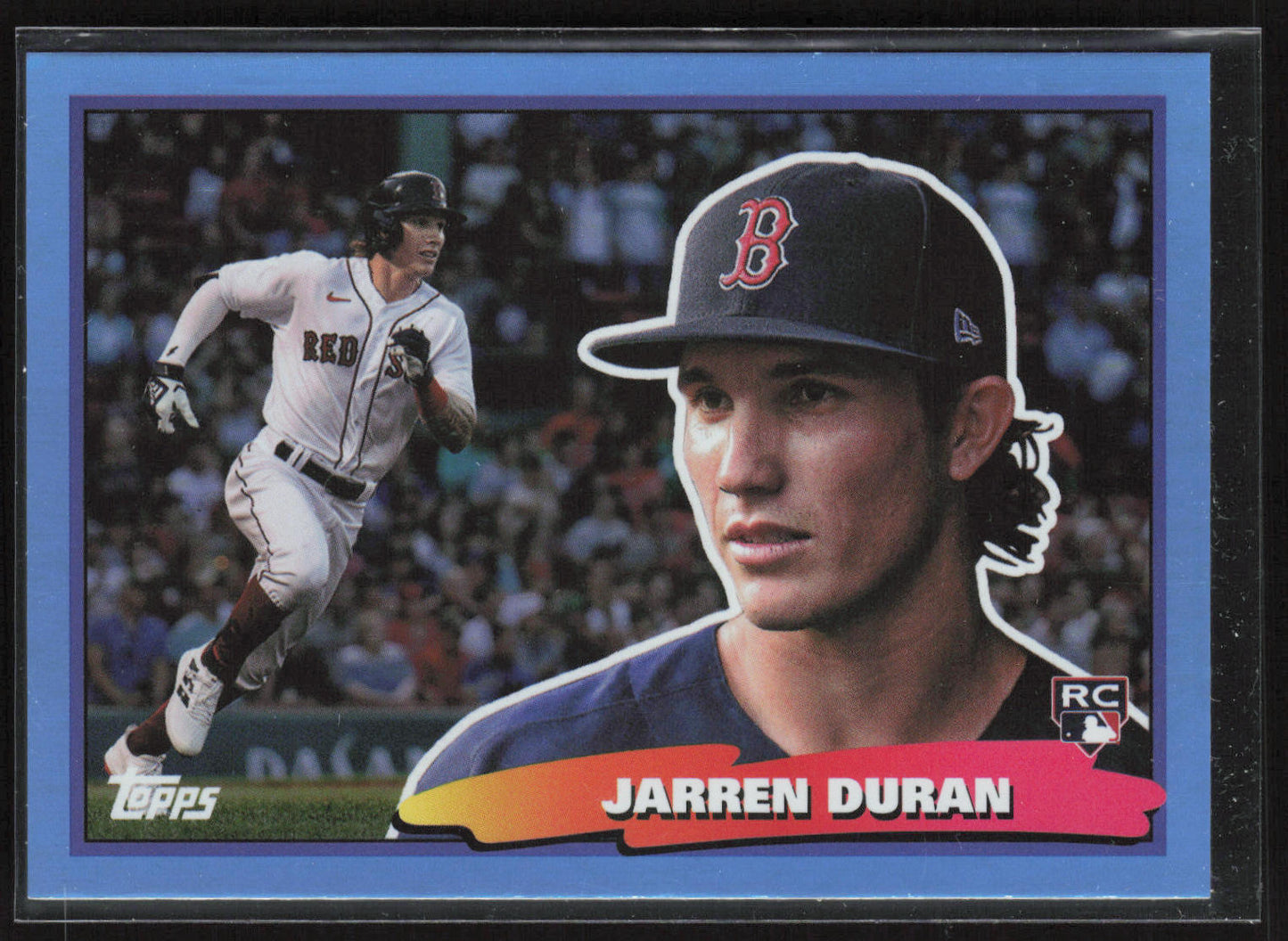 2022 Topps Archives #88BF-15 Jarren Duran 1988 Topps Big Foil Sky Blue