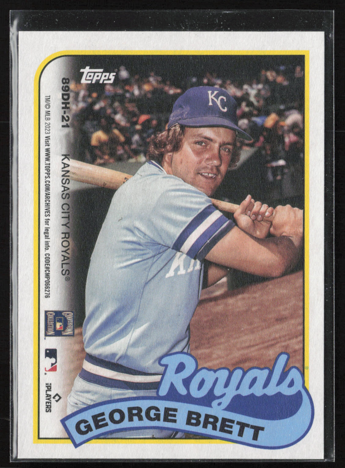 2023 Topps Archives #89DH-21 George Brett / Bobby Witt Jr. 1989 Doubleheaders