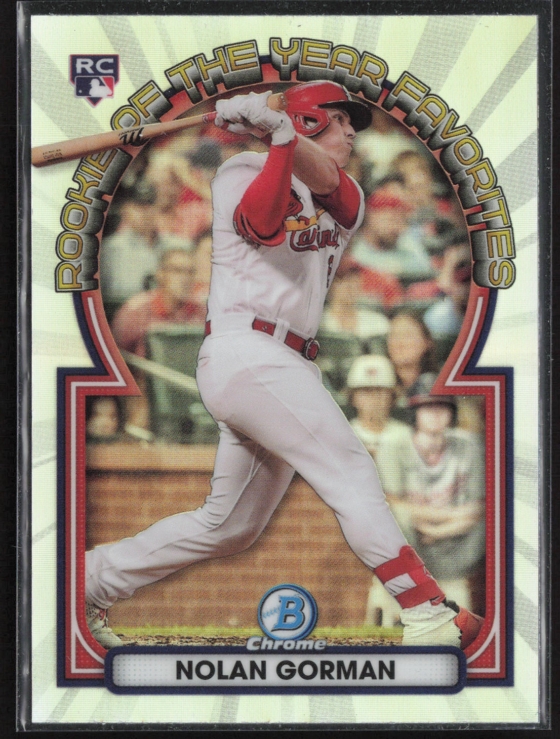 2023 Bowman #ROYF-5 Nolan Gorman Rookie of the Year Favorites