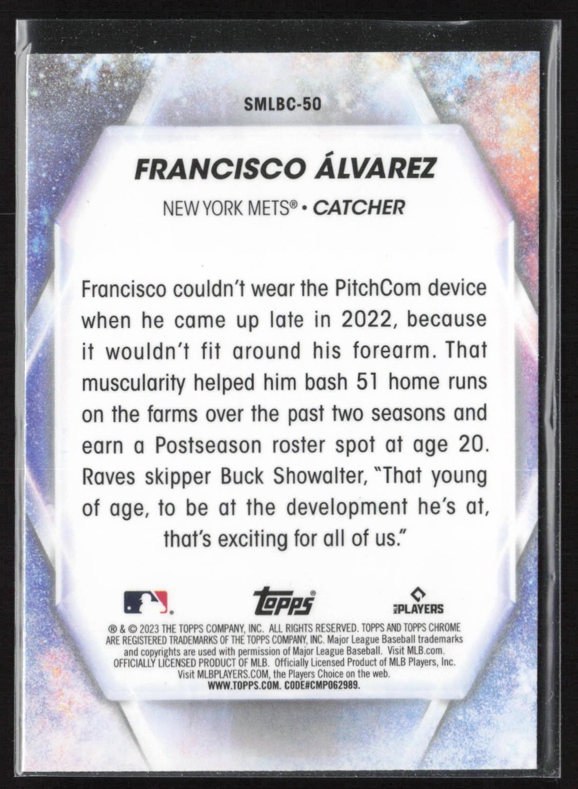 2023 Topps Chrome #SMLBC-50 Francisco Álvarez Stars of MLB Chrome