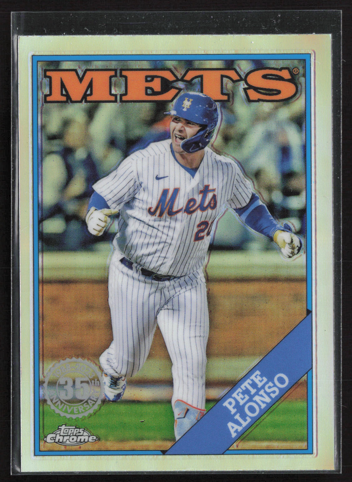 2023 Topps Chrome #88BC-6 Pete Alonso 1988 Topps Baseball 35th Anniversary