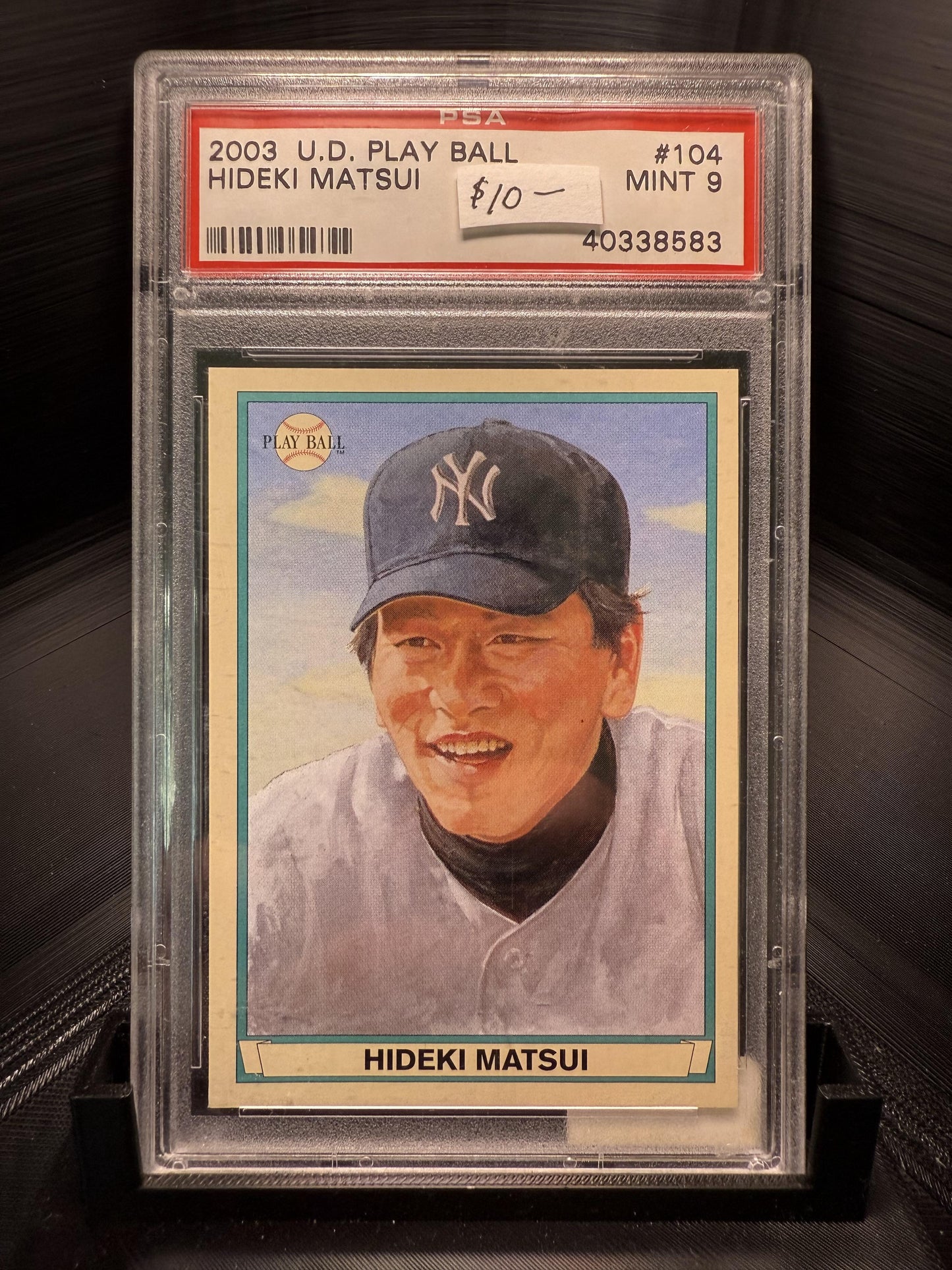 2003 Upper Deck Play Ball #104 Hideki Matsui PSA 9