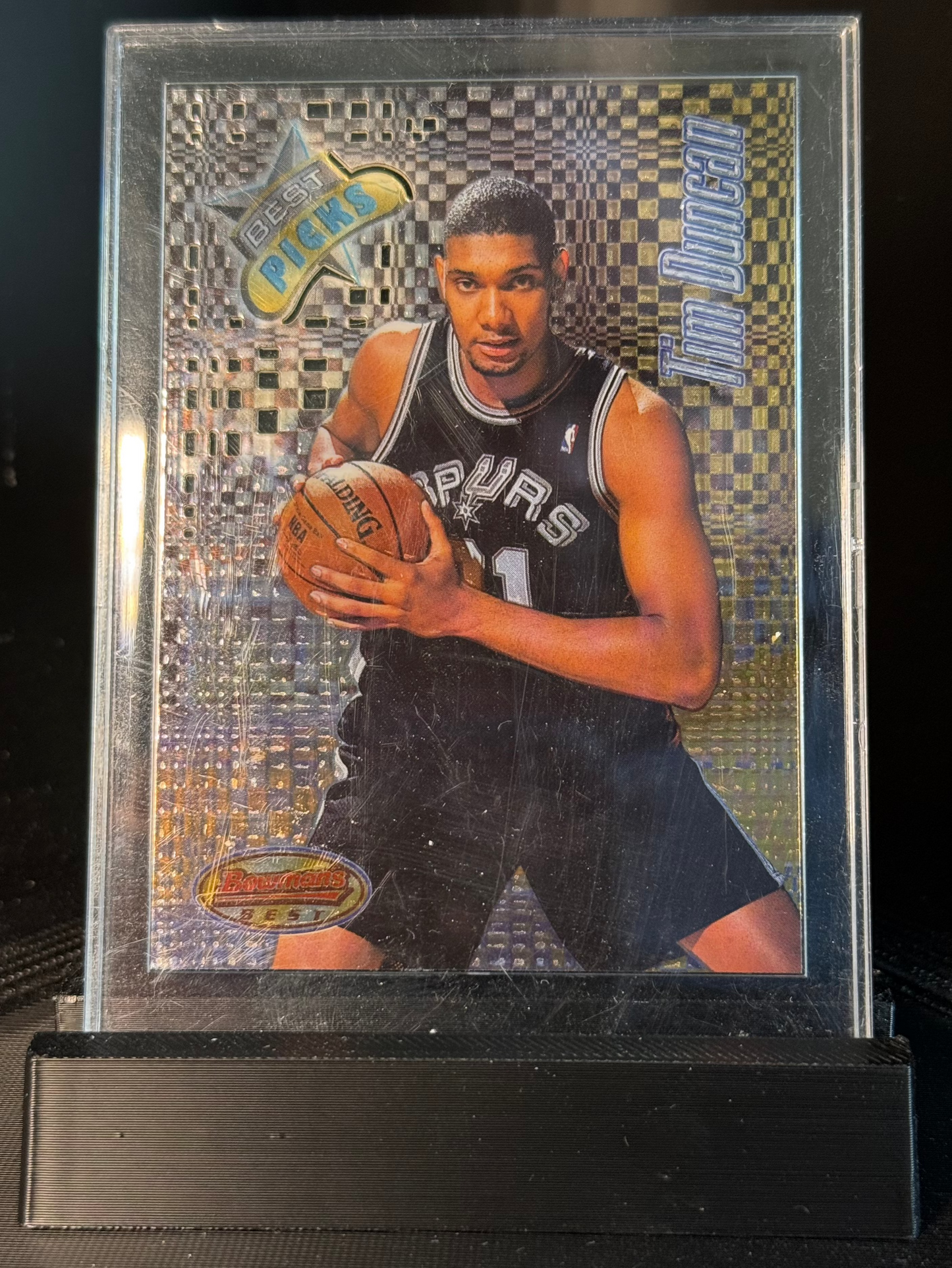 1997-98 Bowman's Best Picks Tim Duncan #BP8 RC HOF