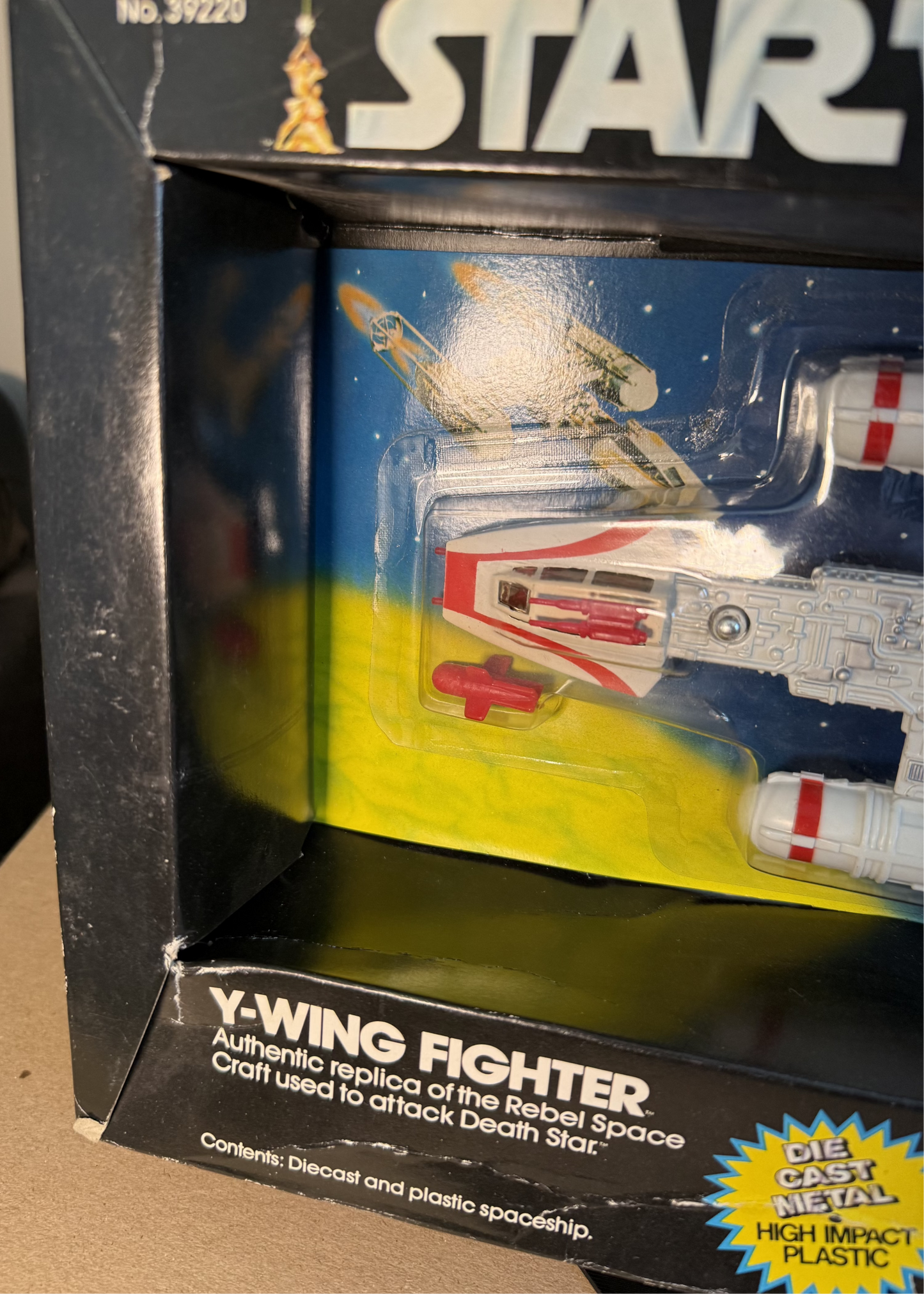 Vintage 1979 KENNER STAR WARS Y-Wing Fighter Diecast *MIB* SEALED BOX