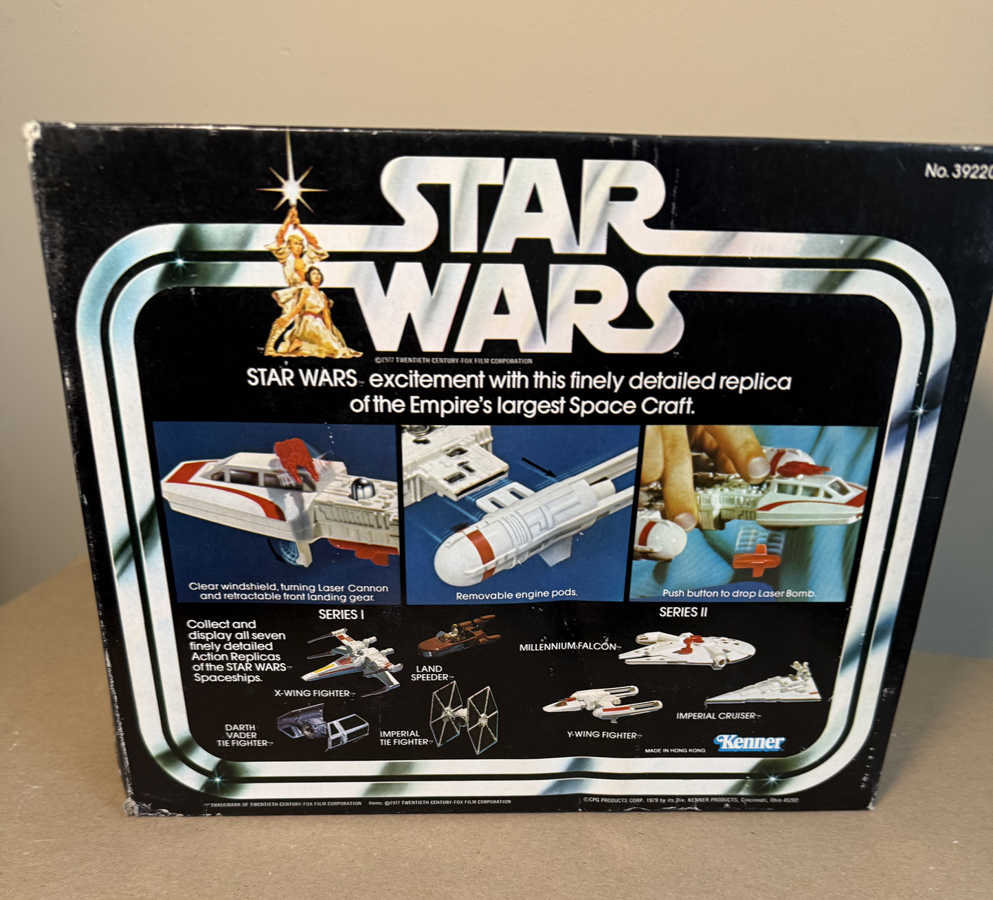 Vintage 1979 KENNER STAR WARS Y-Wing Fighter Diecast *MIB* SEALED BOX