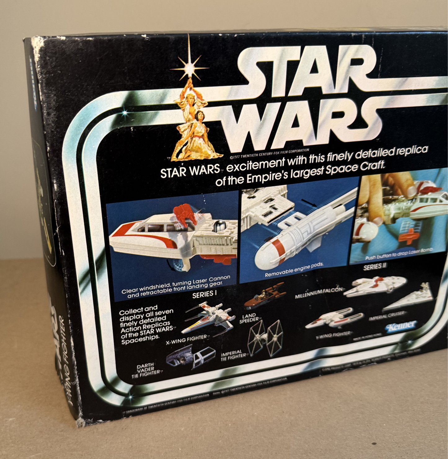 Vintage 1979 KENNER STAR WARS Y-Wing Fighter Diecast *MIB* SEALED BOX