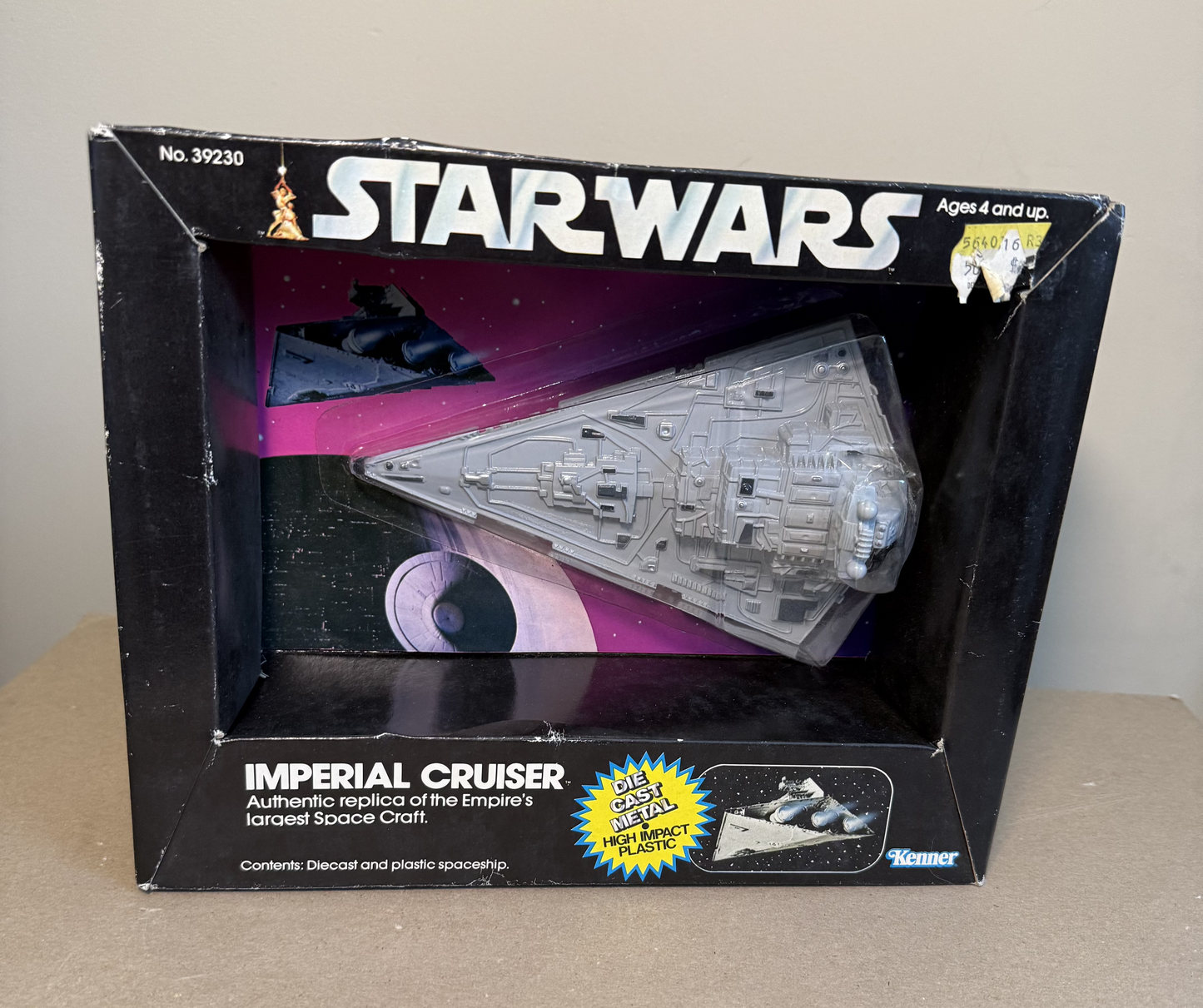 Vintage 1979 KENNER STAR WARS Imperial Cruiser Diecast *MIB* SEALED BOX