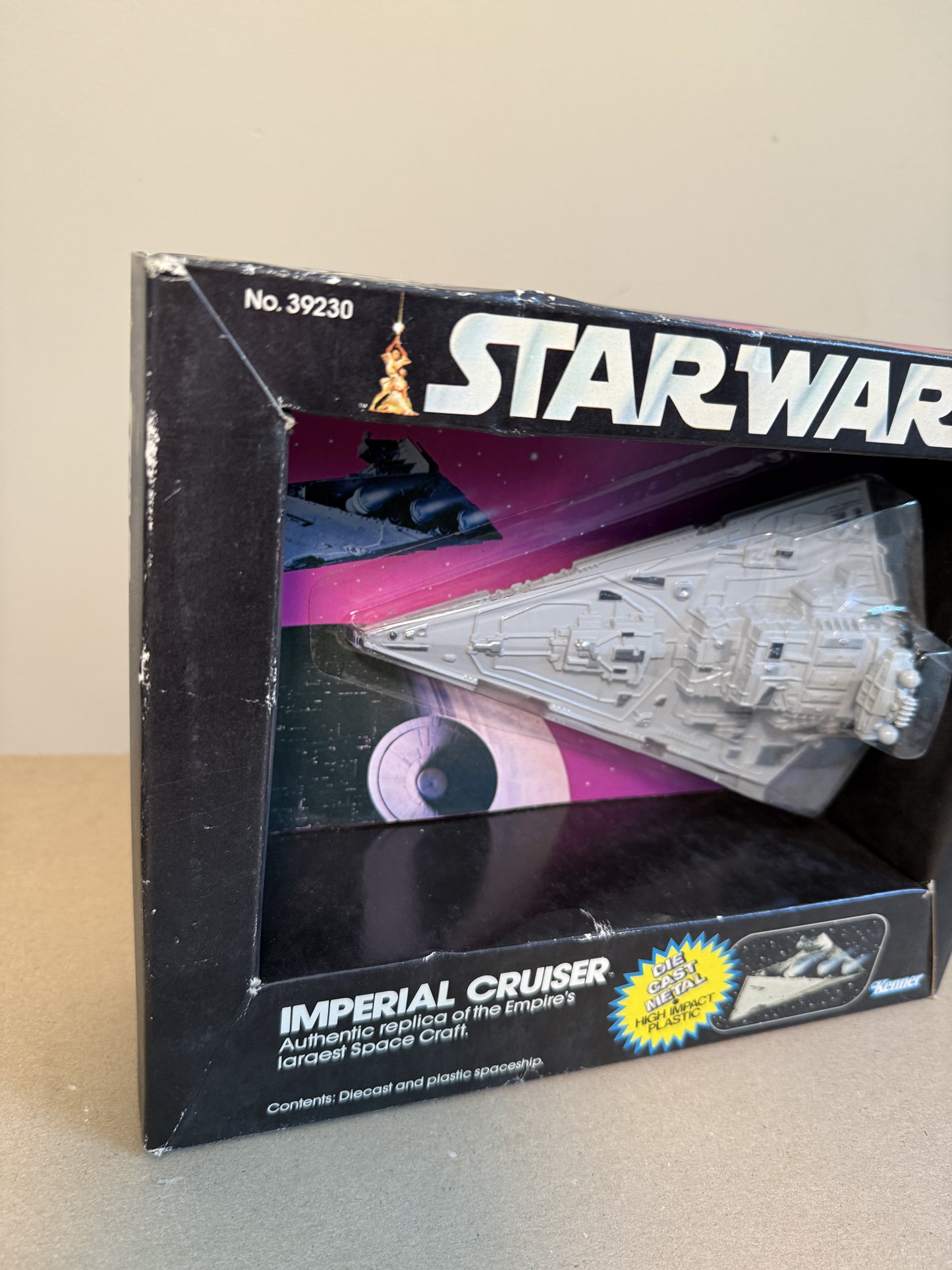 Vintage 1979 KENNER STAR WARS Imperial Cruiser Diecast *MIB* SEALED BOX