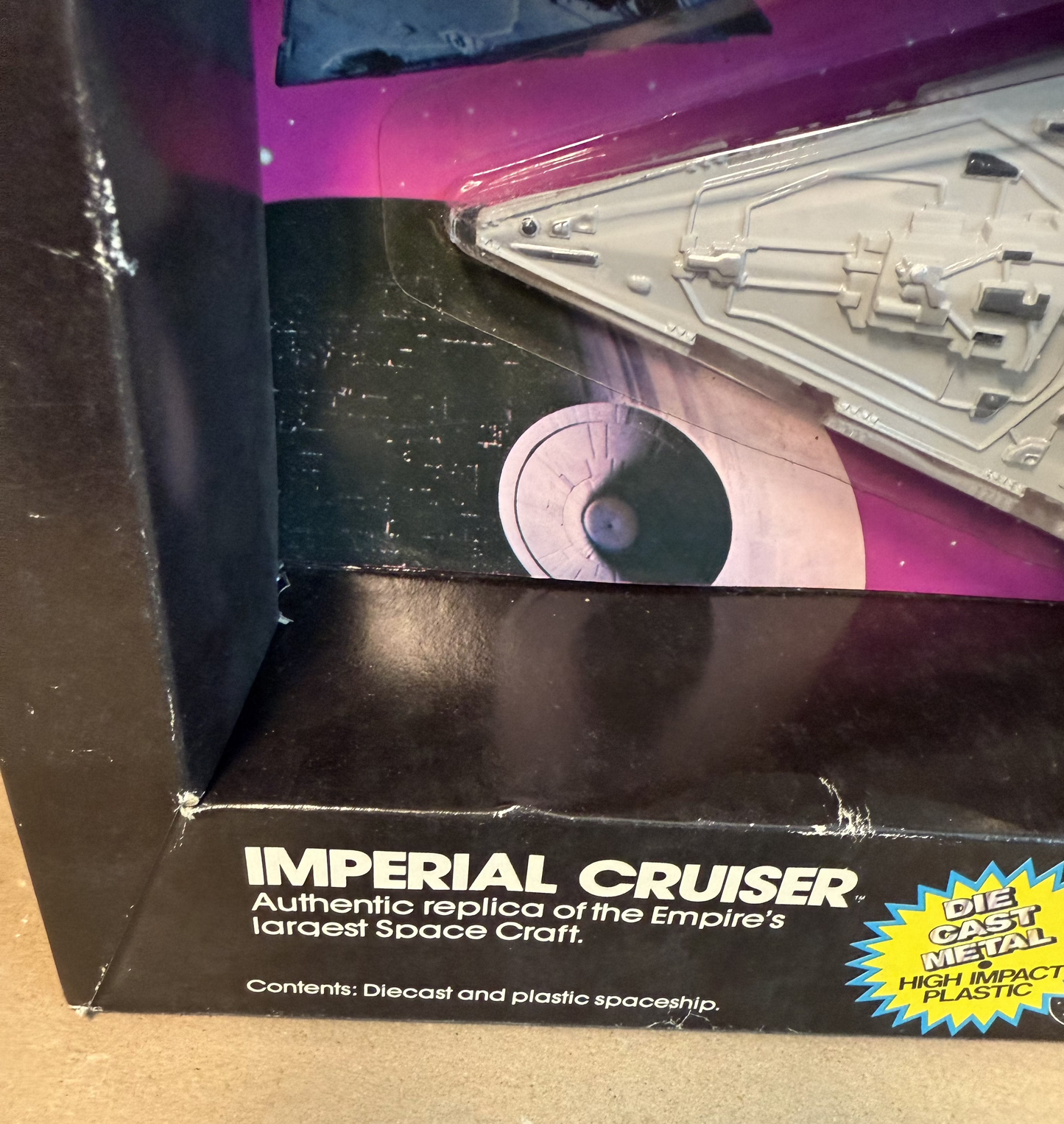 Vintage 1979 KENNER STAR WARS Imperial Cruiser Diecast *MIB* SEALED BOX