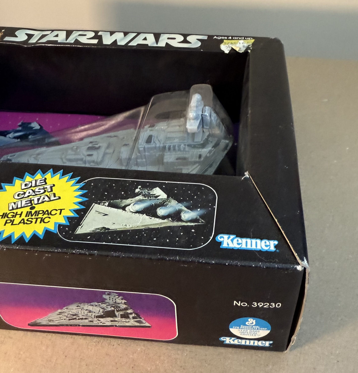 Vintage 1979 KENNER STAR WARS Imperial Cruiser Diecast *MIB* SEALED BOX