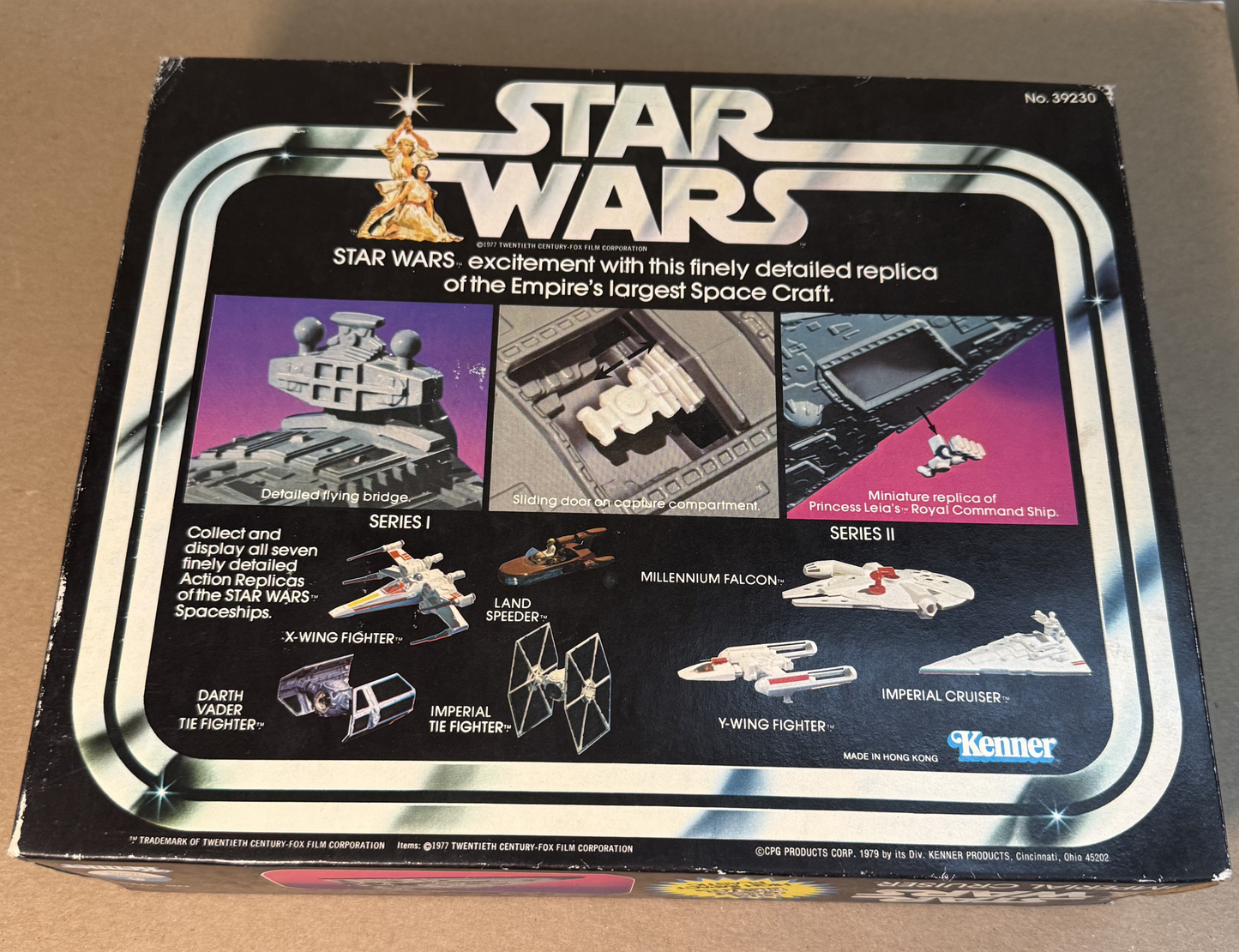 Vintage 1979 KENNER STAR WARS Imperial Cruiser Diecast *MIB* SEALED BOX