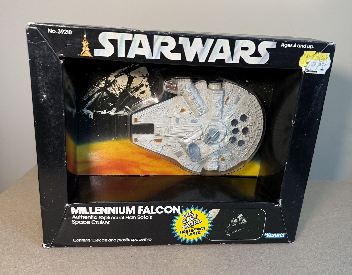 Vintage 1978 KENNER STAR WARS Millennium Falcon Diecast *MIB* SEALED BOX