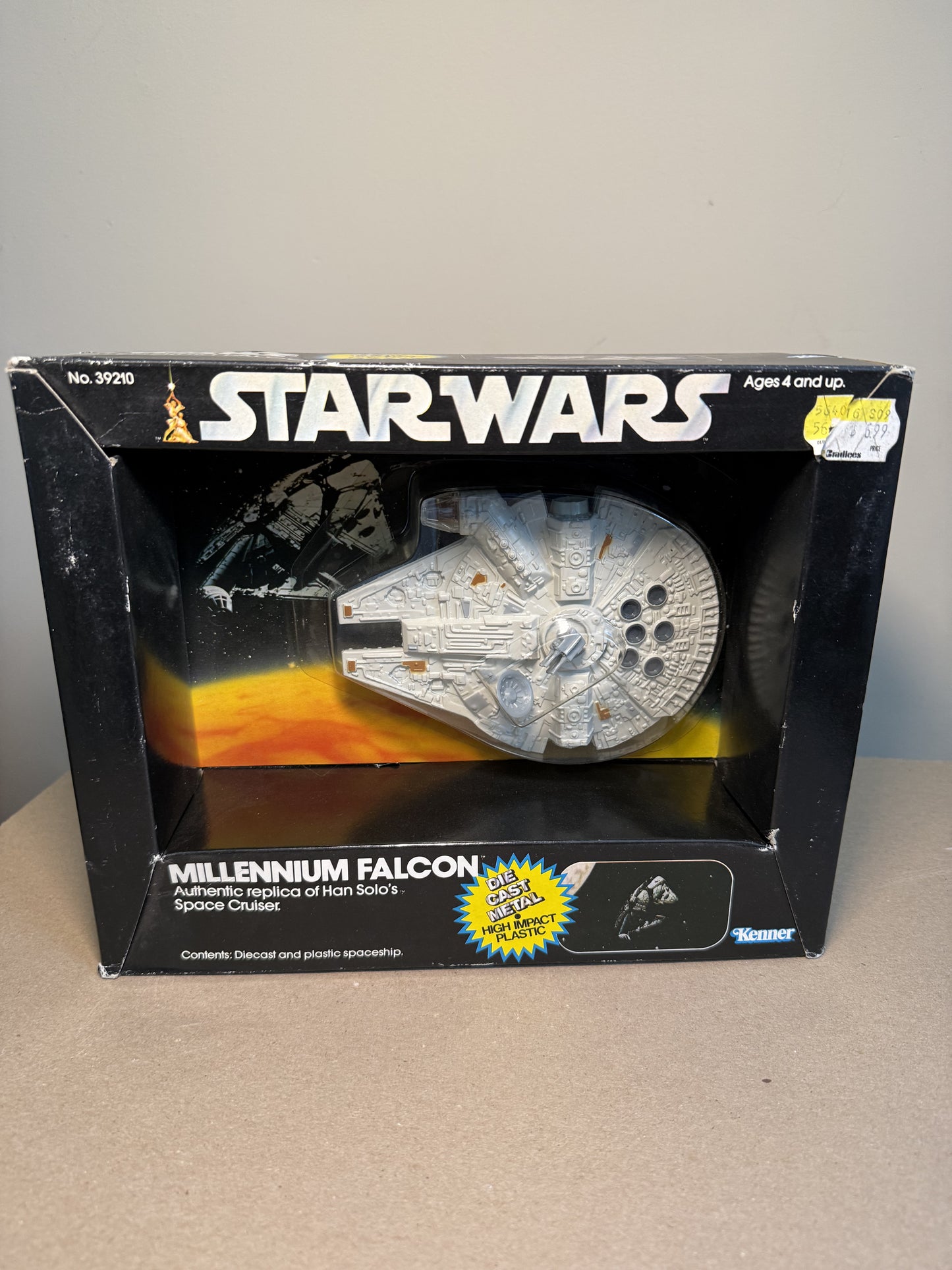 Vintage 1978 KENNER STAR WARS Millennium Falcon Diecast *MIB* SEALED BOX