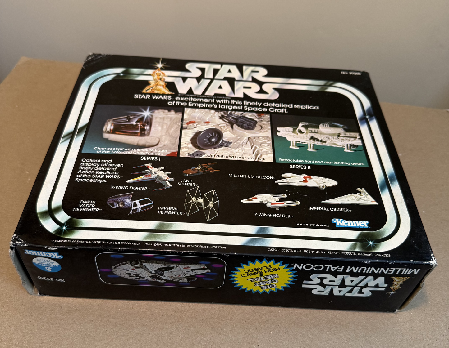 Vintage 1978 KENNER STAR WARS Millennium Falcon Diecast *MIB* SEALED BOX