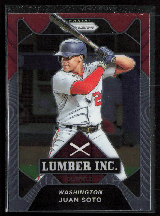 2021 Panini Prizm #LI9 Juan Soto Lumber Inc.