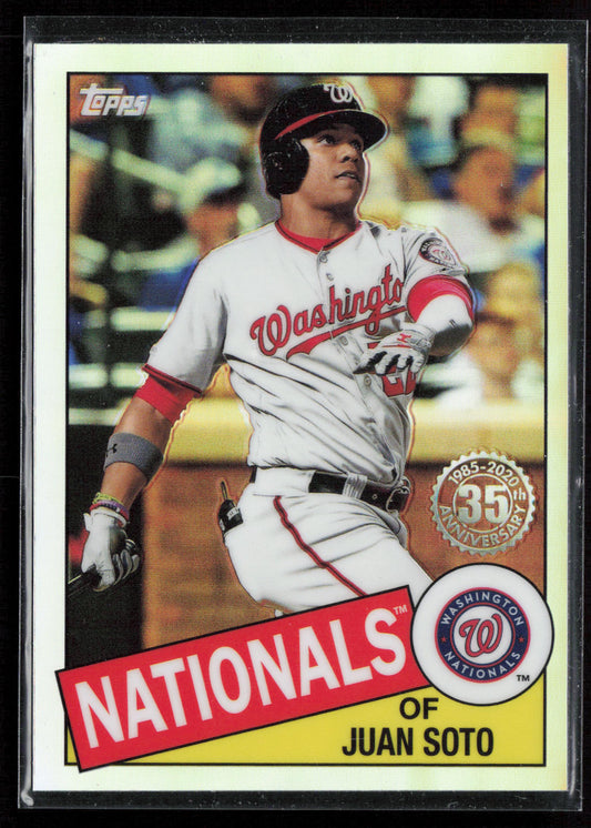 2020 Topps Chrome #85TC-3 Juan Soto 1985 Topps Baseball