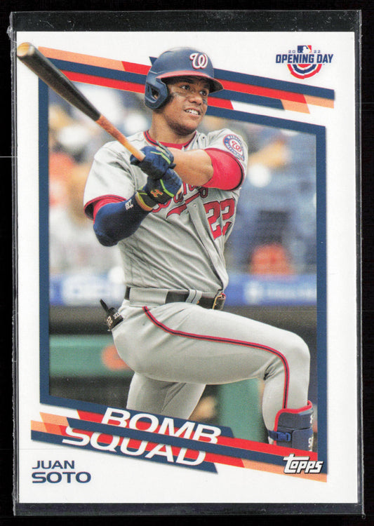 2022 Topps Opening Day #BS-20 Juan Soto Bomb Squad