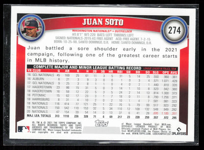 2021 Topps Archives #274 Juan Soto