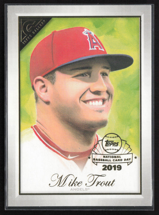 2019 Bowman Platinum #GP-MT Mike Trout National Baseball Card Day