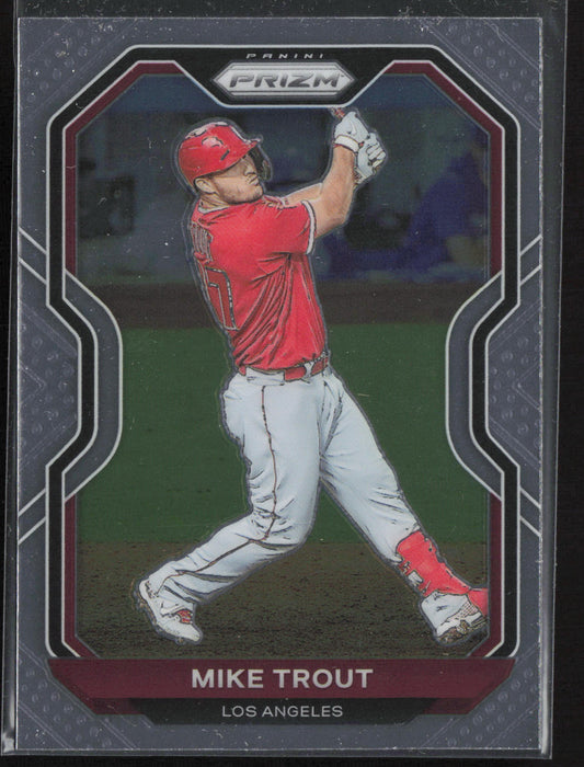 2021 Panini Prizm #173 Mike Trout Silver Prizm
