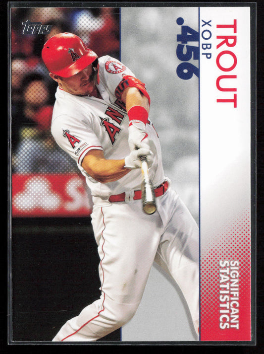 2020 Topps #SS-5 Mike Trout Significant Statistics